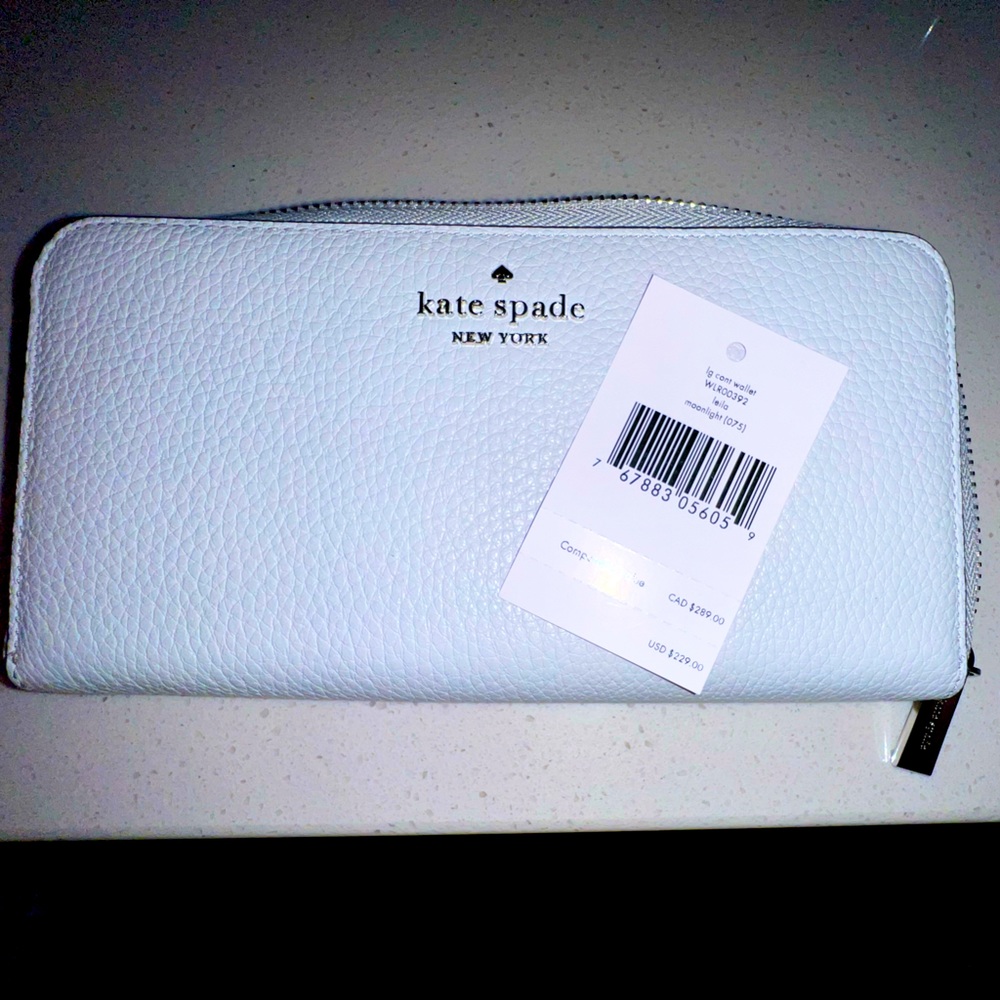 Kate Spade Large Continental Wallet - Leila - Moonlight - NWT